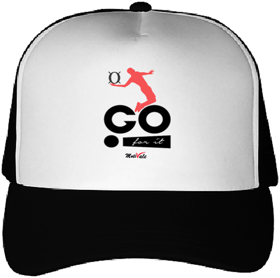 Casquette avec logo GO FOR IT - motiVale Design