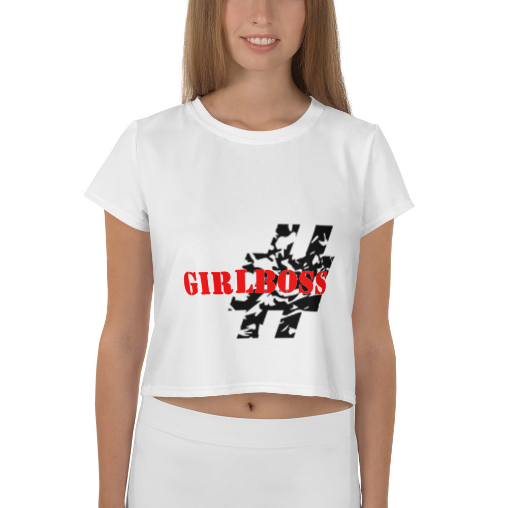T-SHIRT court avec logo GIRLBOSS - motiVale Design