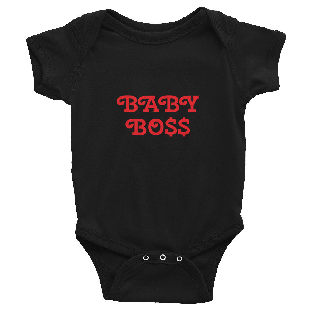 Body bébé avec logo "Bébé Boss" - motiVale Design