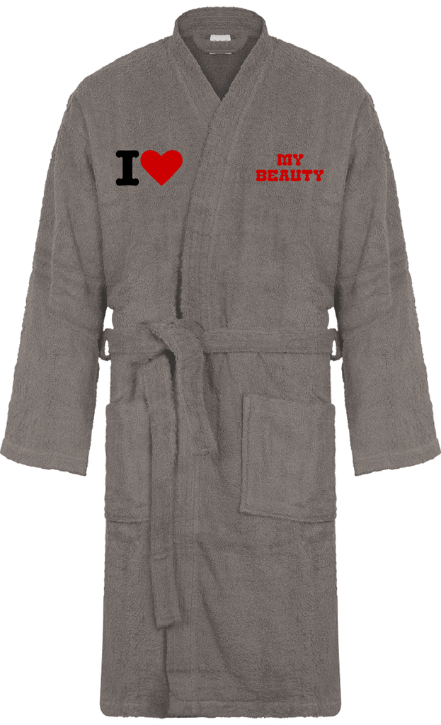 Peignoir Col Kimono LOVE MY BEAUTY - motiVale Design