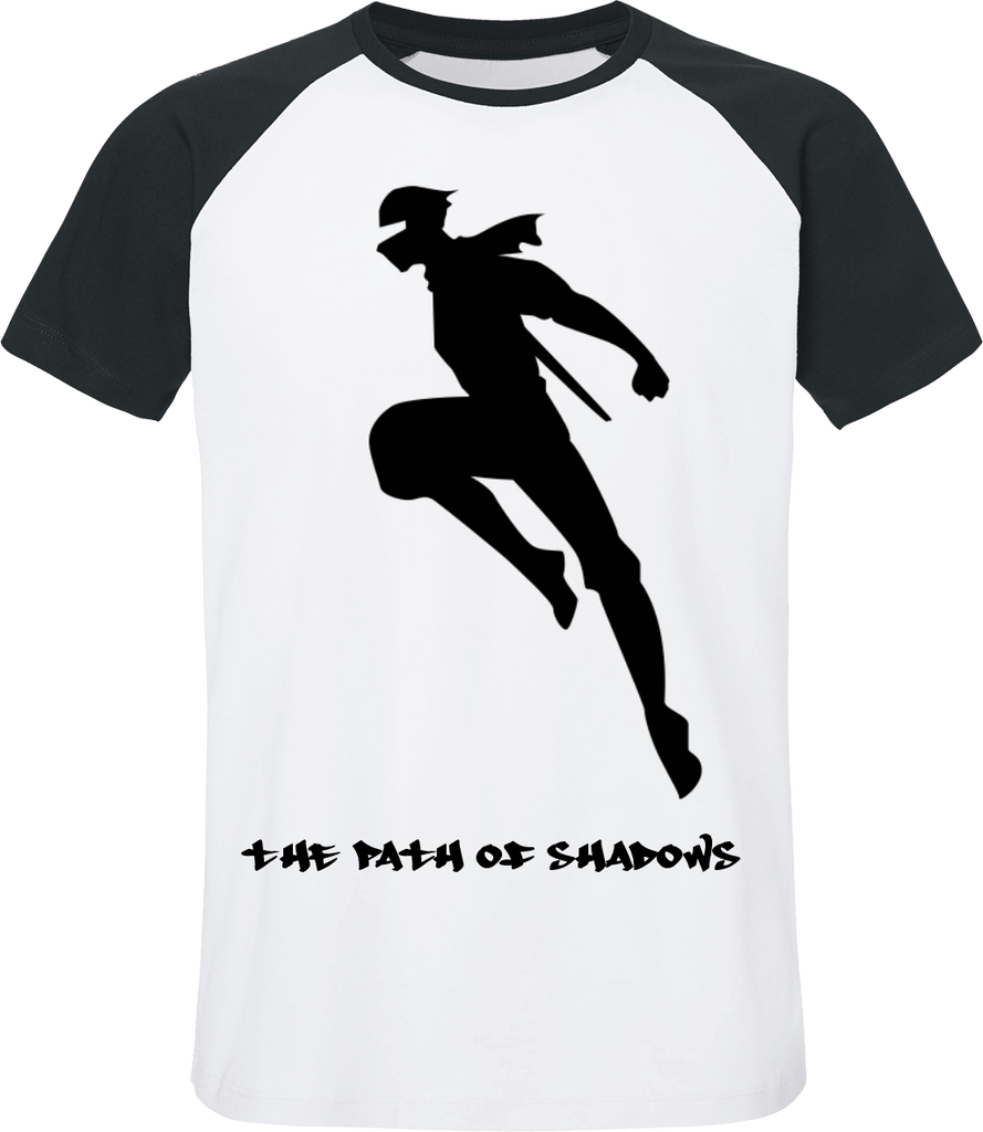 T-Shirt Bio Unisexe Black Ninja "The path of shadows" - motiVale Design