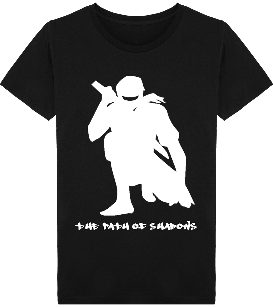 T-Shirt Bio Homme Ninja "The path of shadows" - motiVale Design