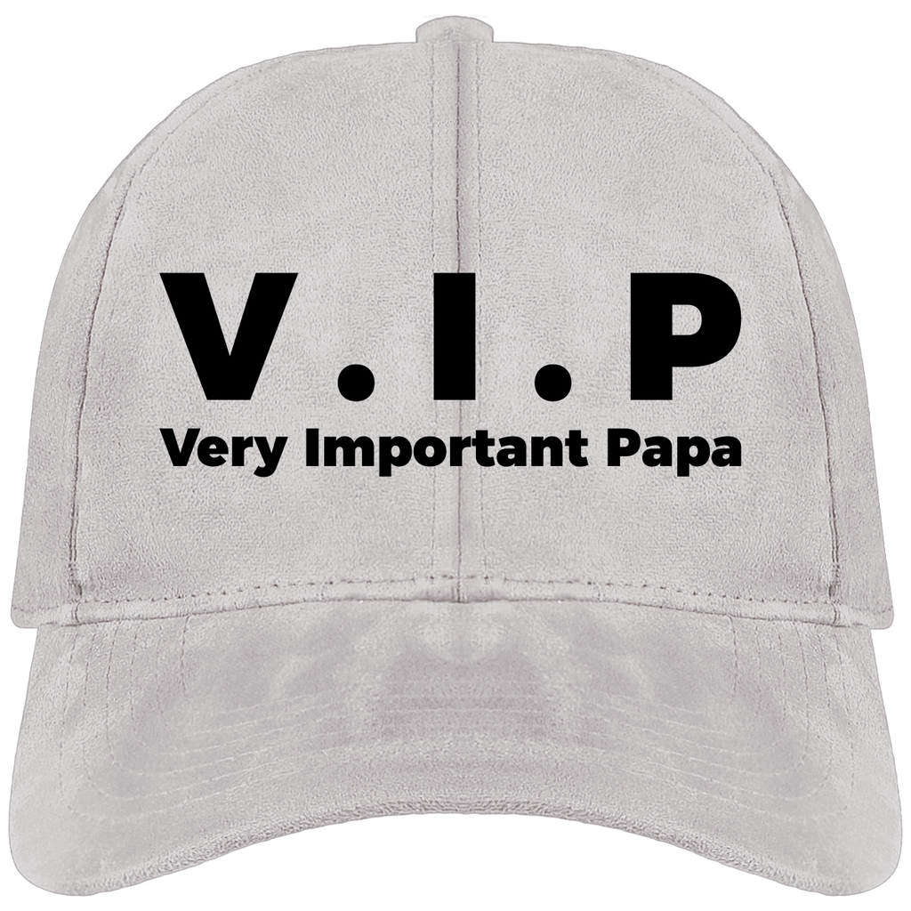 Casquette Aspect Daim tendance "V.I.P" Very important PAPA - motiVale Design