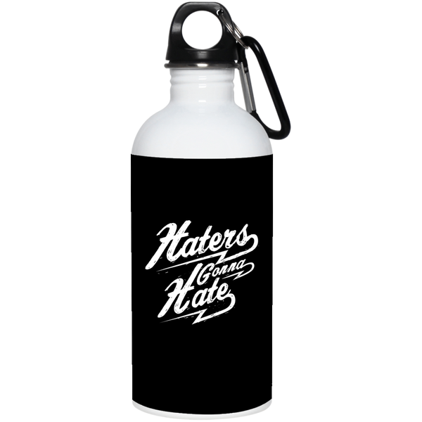 Bouteille en acier inoxydable colorée "haters gonna hate" - motiVale Design
