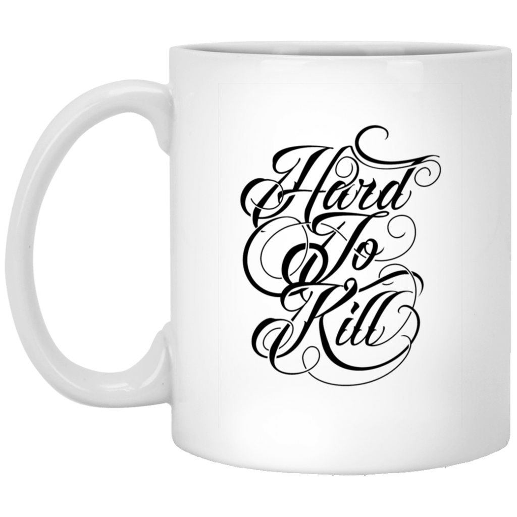 Mug avec logo noir "hard to kill" - motiVale Design