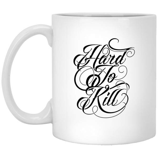 Mug avec logo noir "hard to kill" - motiVale Design